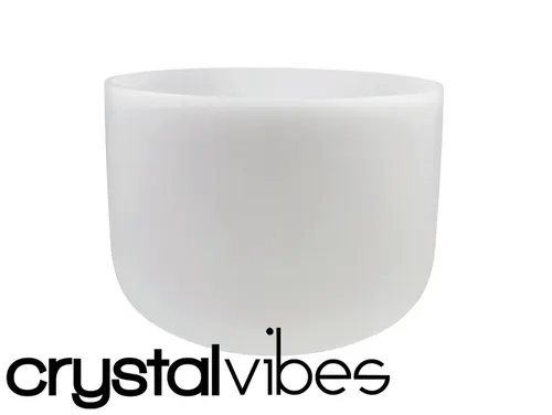 11" F Note 432Hz Perfect Pitch Empyrean Crystal Singing Bowl Crystal Vibes #ca0011fm30 31007098