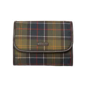 Barbour Tartan Hanging Washbag