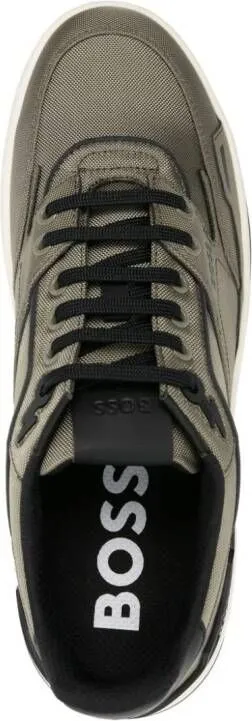 BOSS Baltimore panelled sneakers Green