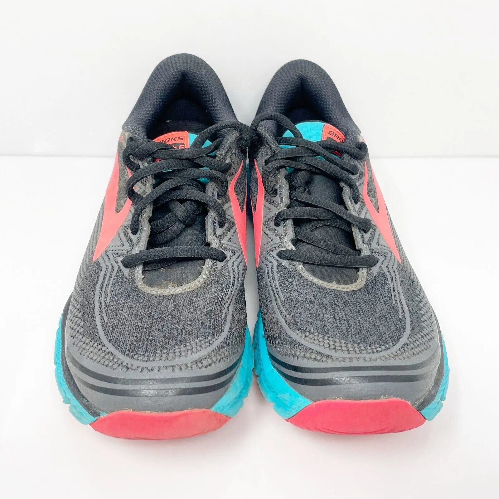 Brooks Womens Pure Grit 6 1202481B014 Black Running Shoes Sneakers Size 7 B