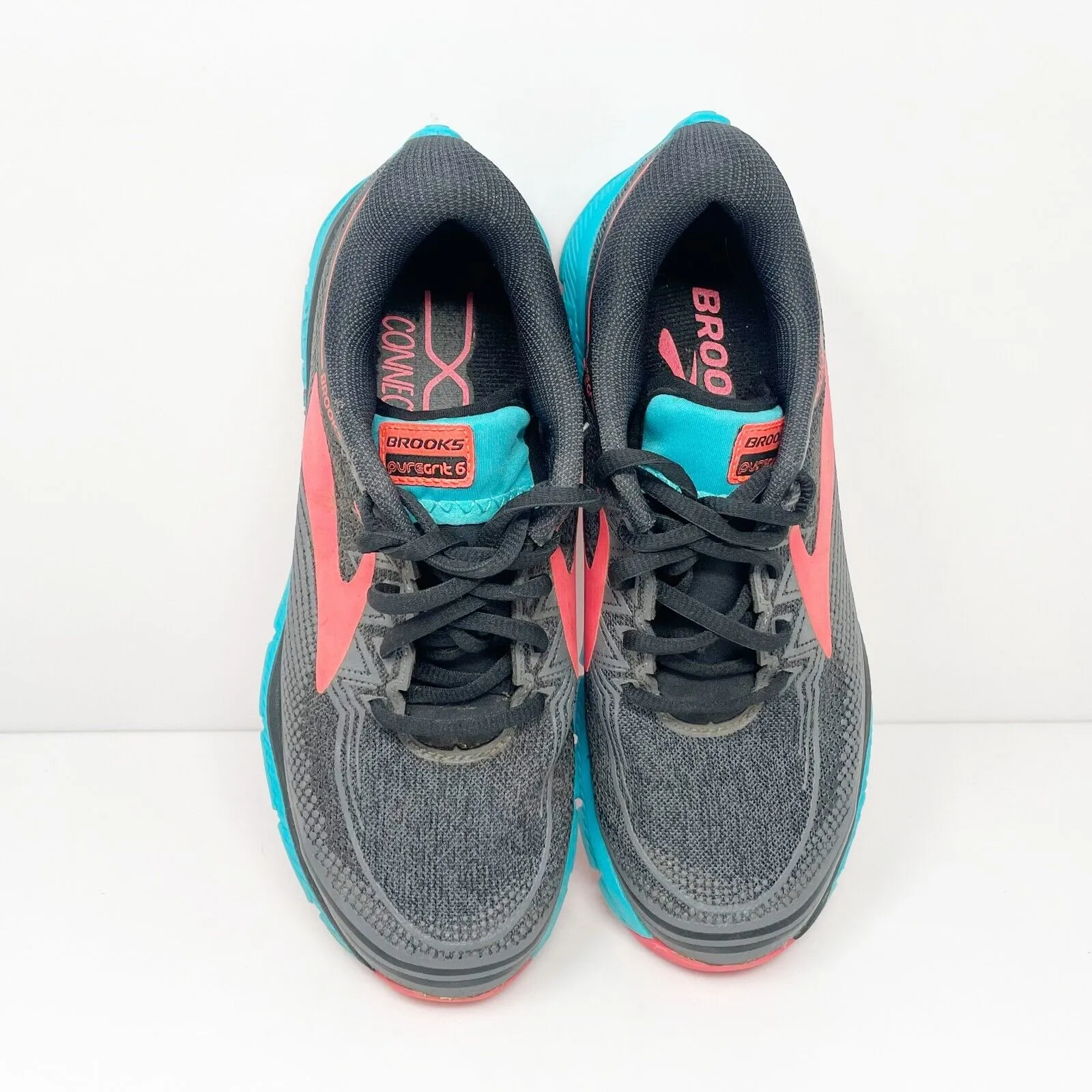 Brooks Womens Pure Grit 6 1202481B014 Black Running Shoes Sneakers Size 7 B