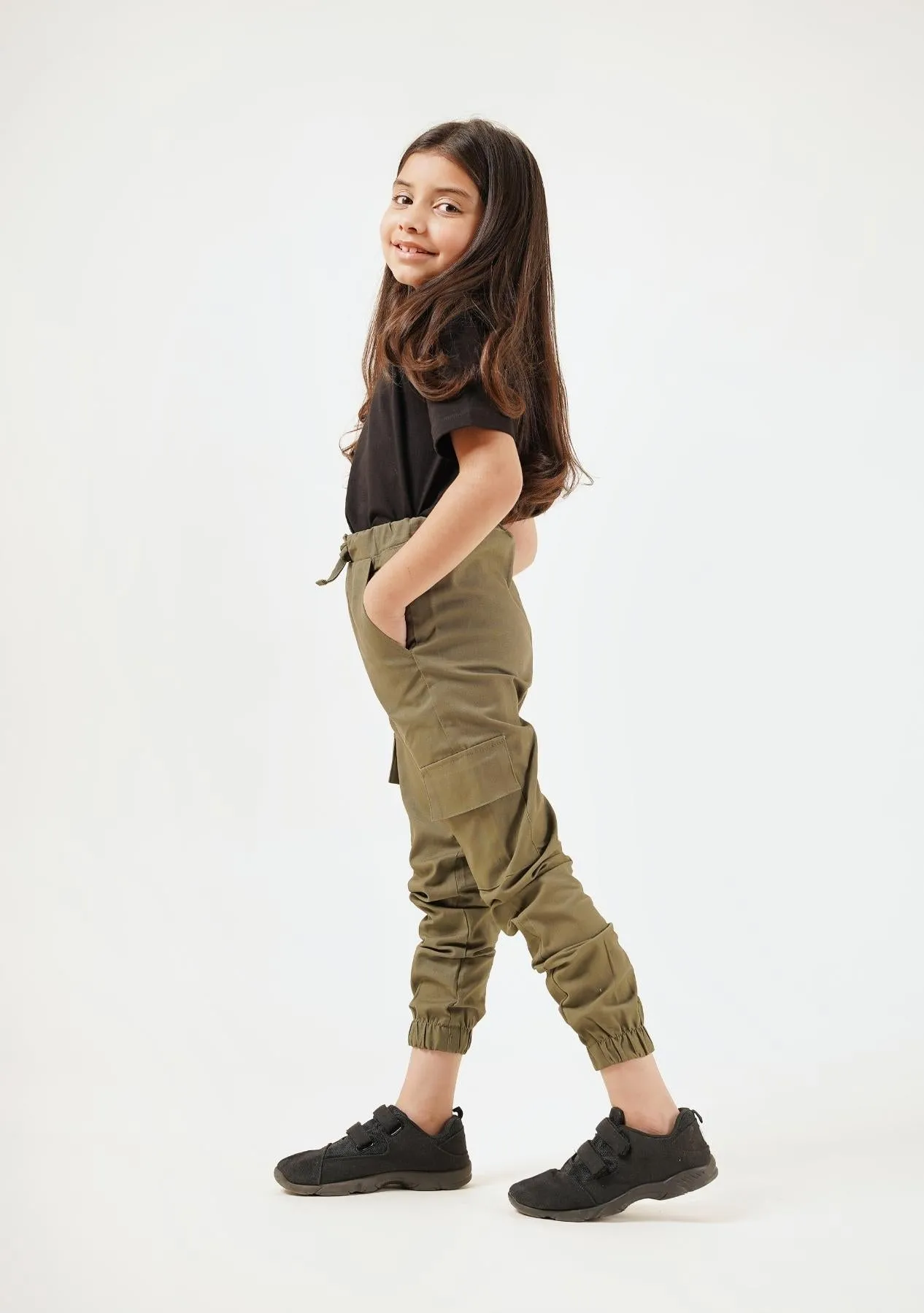 Girls Jogger Pant - green