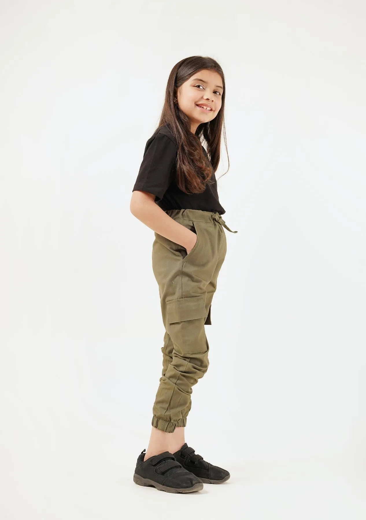 Girls Jogger Pant - green