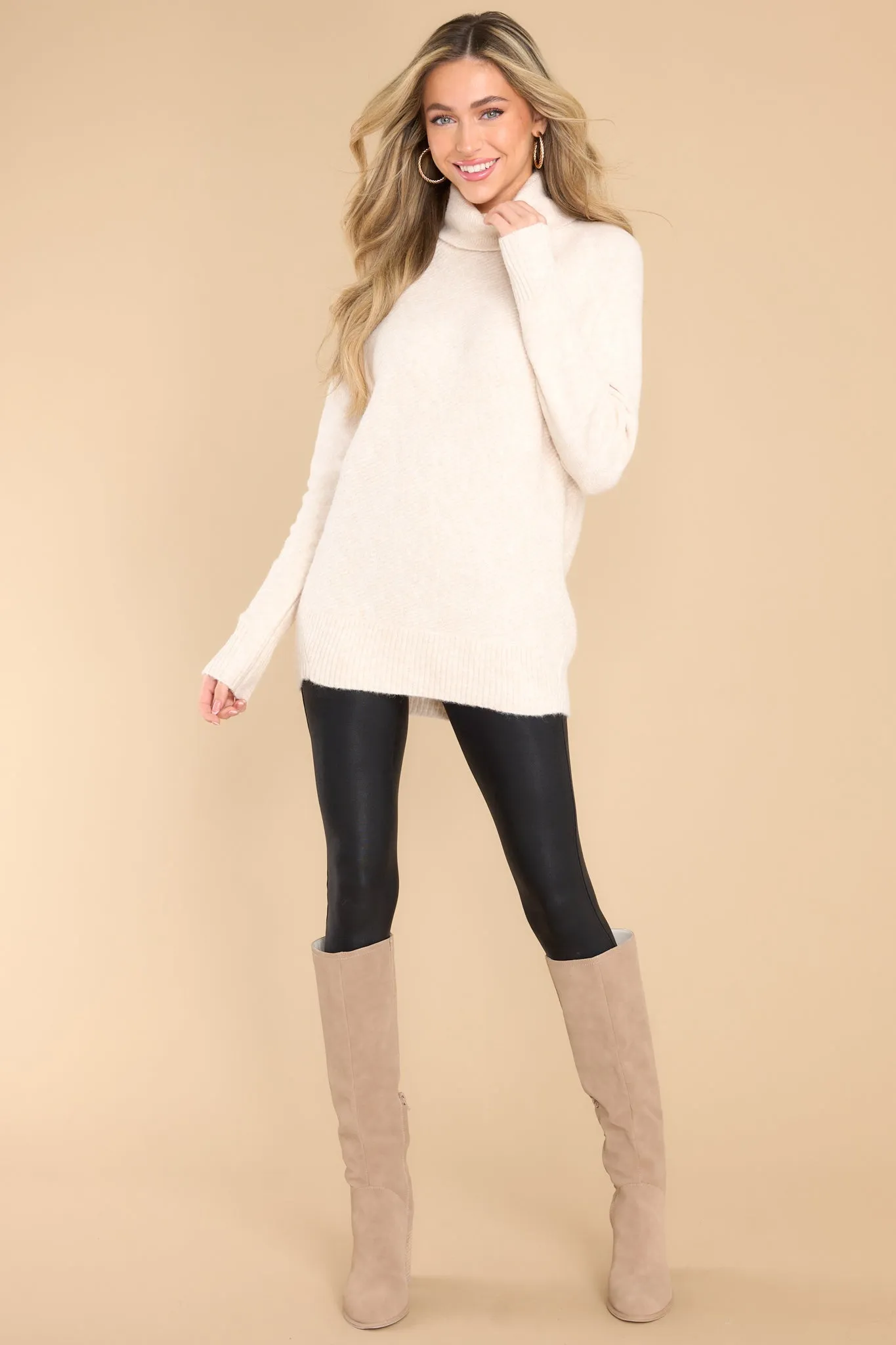 So Unbothered Oatmeal Sweater