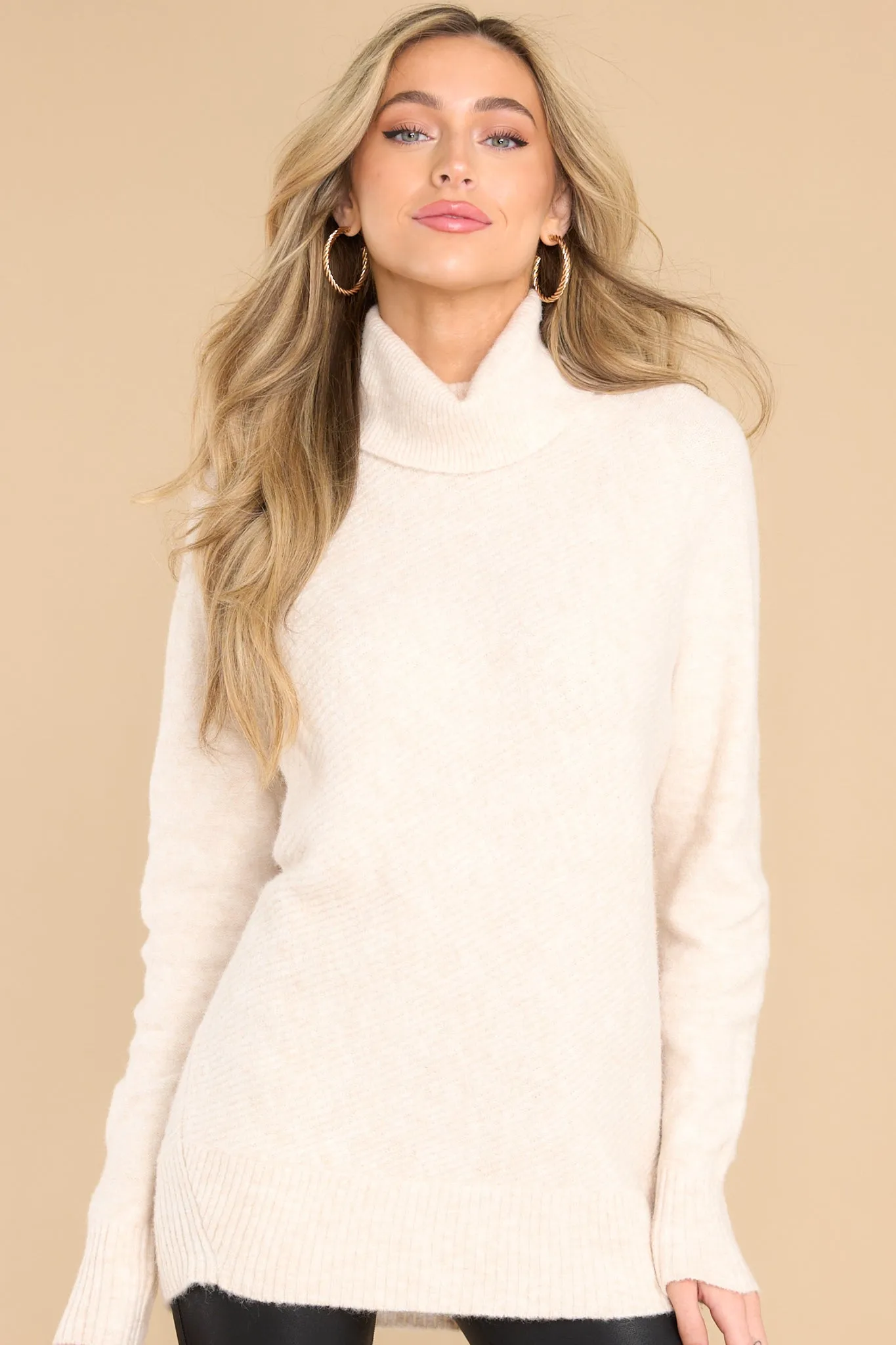 So Unbothered Oatmeal Sweater